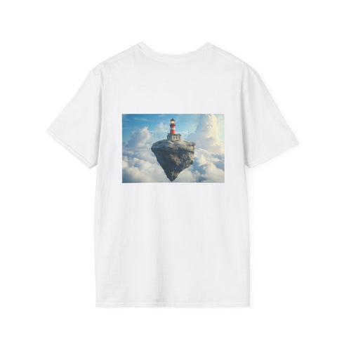 Floating Rock Lighthouse T-Shirt Design