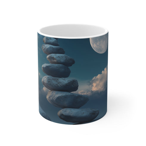 Floating Rocks Moon Staircase Coffee Mug