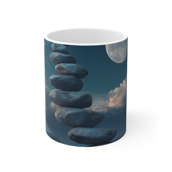 Floating Rocks Moon Staircase Coffee Mug