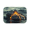 "Floating Volcano Bath Mat Design"