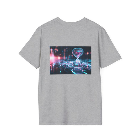 Flowing Data Stream Hourglass Design