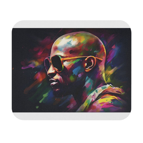 Floyd Mayweather Bald Sunglasses Mouse Pad