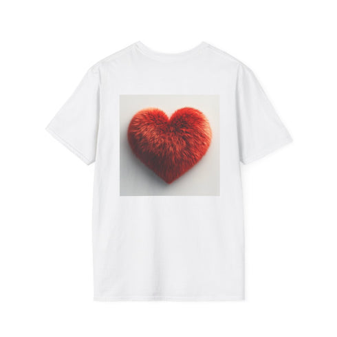 Fluffy Heart Digital Graphic Tee