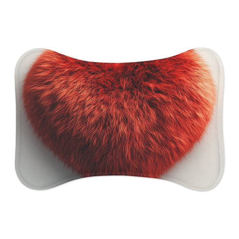 "Fluffy Heart Pet Mat"