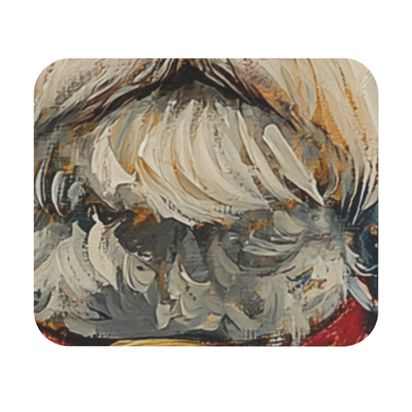 Fluffy Oil Painting Mouse Pad