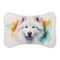 "Fluffy Samoyed Pet Mat: Luxurious & Cozy"