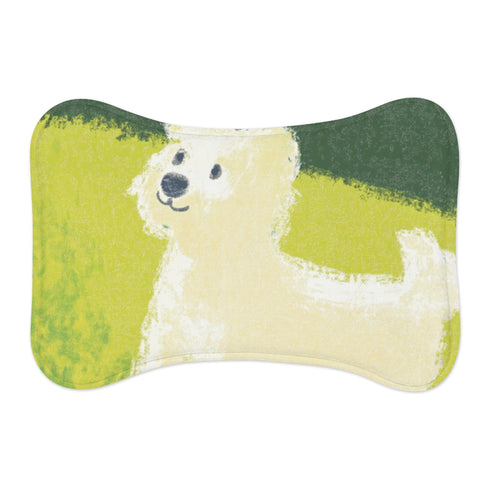 Fluffy West Highland Dog Mat