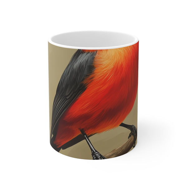 "Flycatcher Bird Branch Coffee Mug"