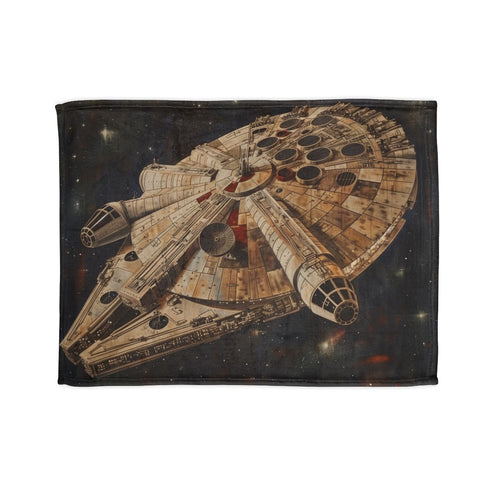 "Flying Through the Galaxy Bed Cover"