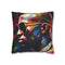 Floyd Mayweather Neon Watercolor (Edition II) — Double-Sided Cushion Cover — Front Double-Sided Cushion View