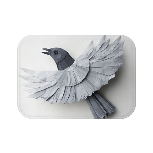 Folded Time Bird Bath Mat