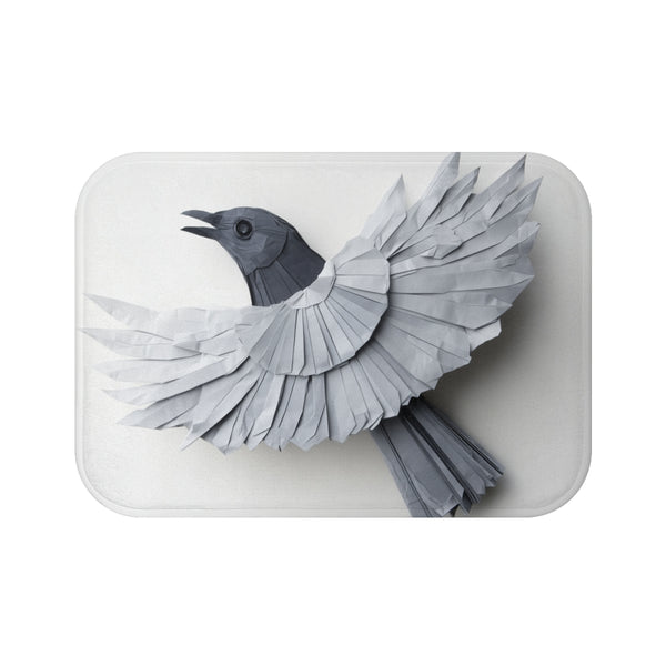 Folded Time Bird Bath Mat