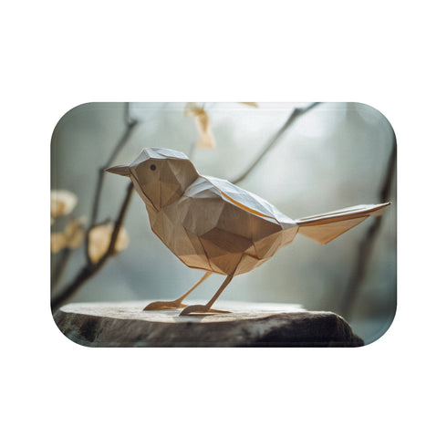 Folded Time Bird Design Mat