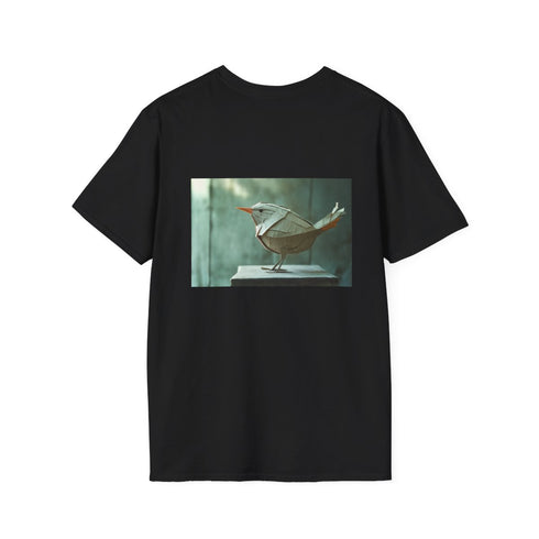 Folded Time Bird Graphic T-Shirt