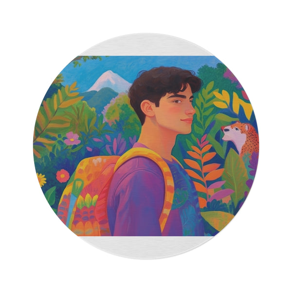Forest Adventure Round Rug