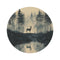 "Forest Fantasy Round Rug"