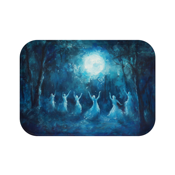 Forest Spirits Moonlight Dance Bathmat
