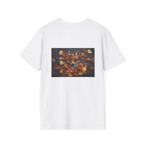 Fox Autumn Leaves Graphic Tee