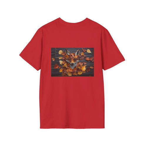 Fox Autumn Leaves Graphic Tee