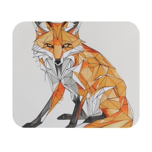 Fox Geometry Mouse Pad Modern Stylish Design