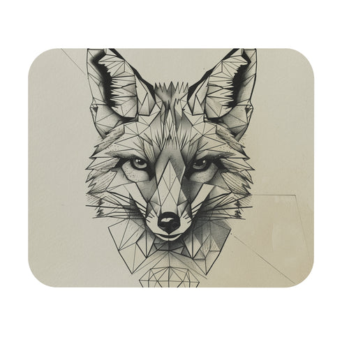 Fox Geometry Mouse Pad