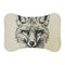 "Fox Geometry Pet Mat: Stylish Design"