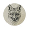 "FoxGeometry Round Rug: Modern Chic"