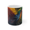 Fractal Feather Parrot Coffee Mug