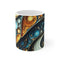 "Fractal Majesty Coffee Mug: Explore Infinite Patterns"