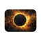 "Fractal Solar Eclipse Bath Mat"