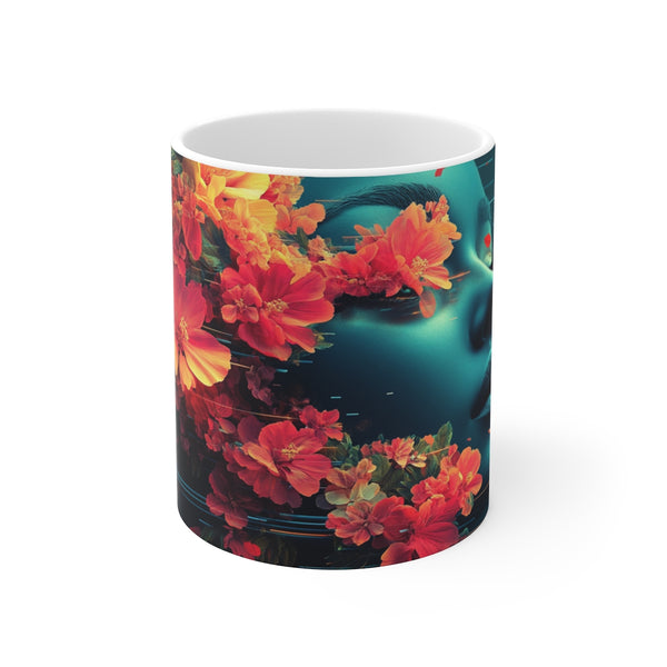 "Fragmented Sublime Eternal Mug: Embrace Timeless Beauty"