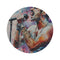 Freddie Mercury Watercolor Round Rug
