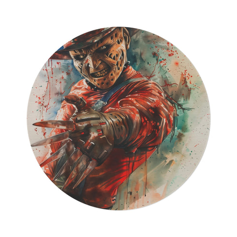 Freddy Krueger Nightmare Round Rug