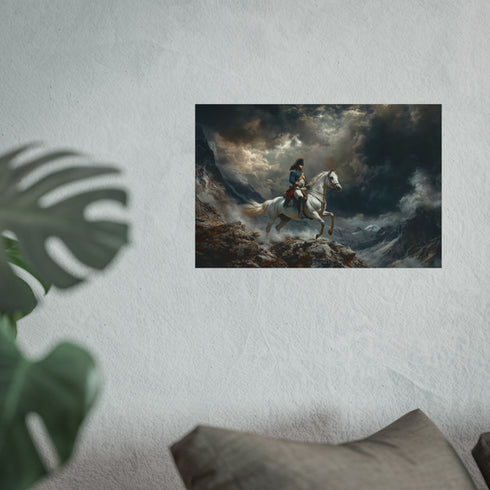 French Leader Napoleon Alpine Crossing