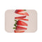 "Fresh Strawberry Slice Bath Mat"