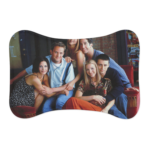 "Friends Cast Pet Mat: Cozy Comfort for Furry Friends"