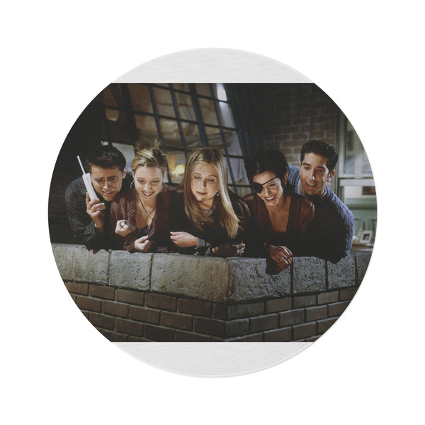 "Friends Cast Thanksgiving Round Rug"