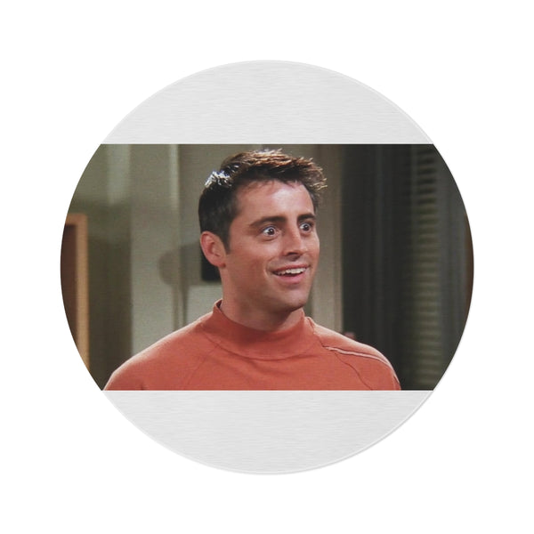"Friends Joey Circle Rug: Cozy Friendship Vibes"