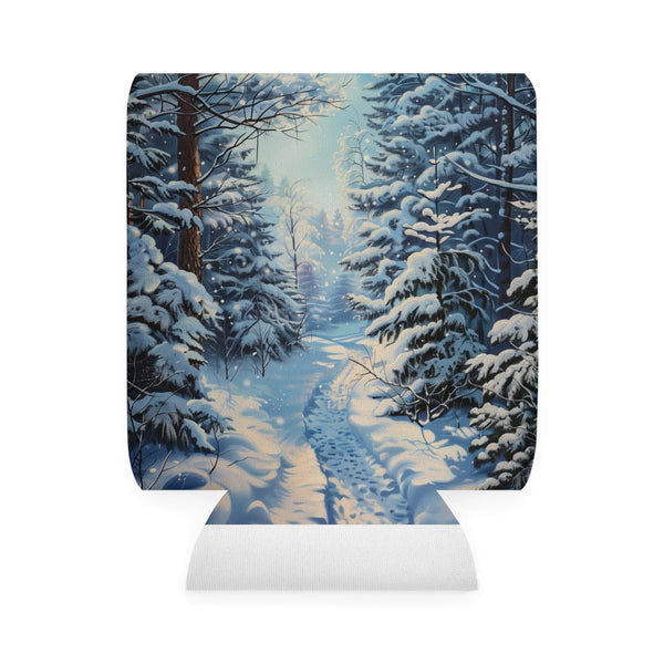 Frosty Wonderland Can Cooler Sleeve