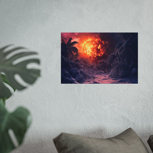 Frozen Jungle Solar Storm Spectacle