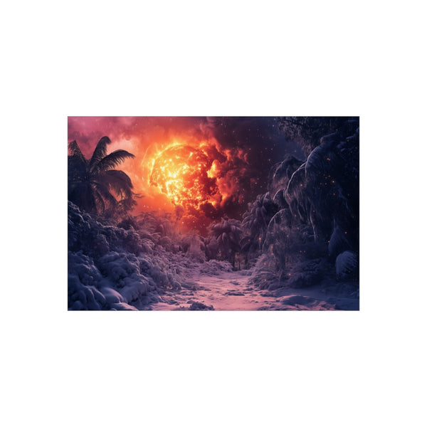 Frozen Jungle Solar Storm Spectacle