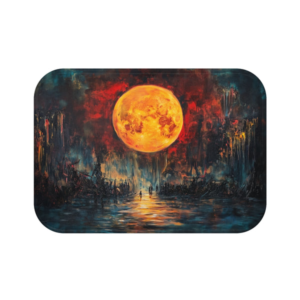 "Full Moon Festival Bath Mat"