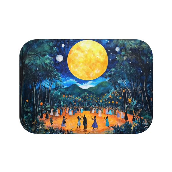 "Full Moon Festival Concert Bath Mat"