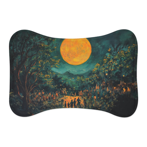 "Full Moon Festival Concert Pet Mat"