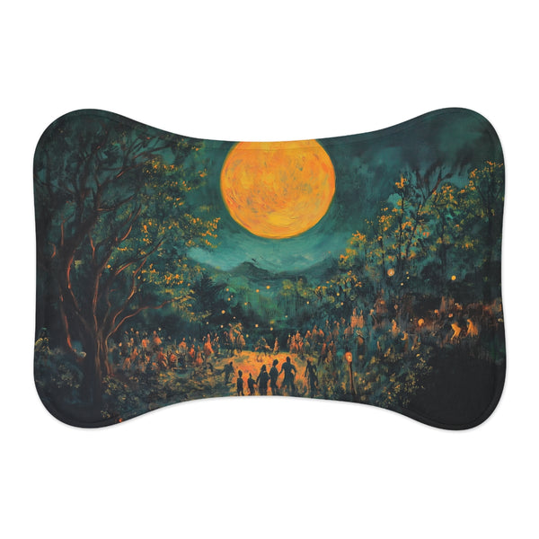 "Full Moon Festival Concert Pet Mat"