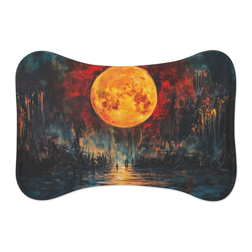 "Full Moon Festival Pet Mat"