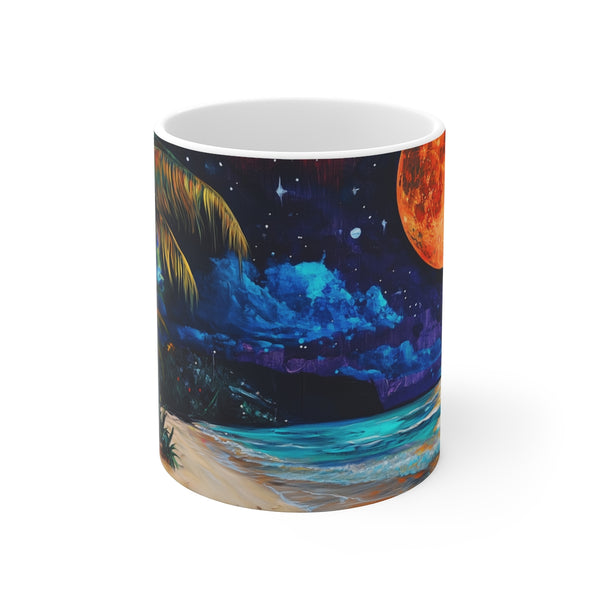 "Full Moon Paradise Mug"