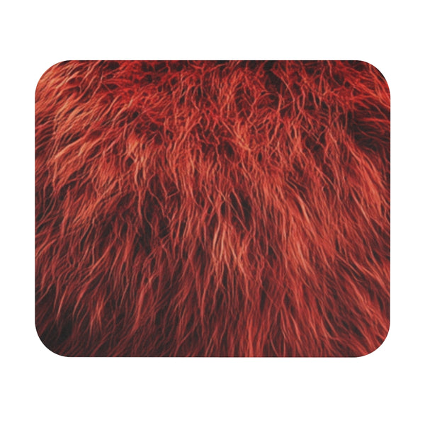 Furry Heart Vibrant Mouse Pad