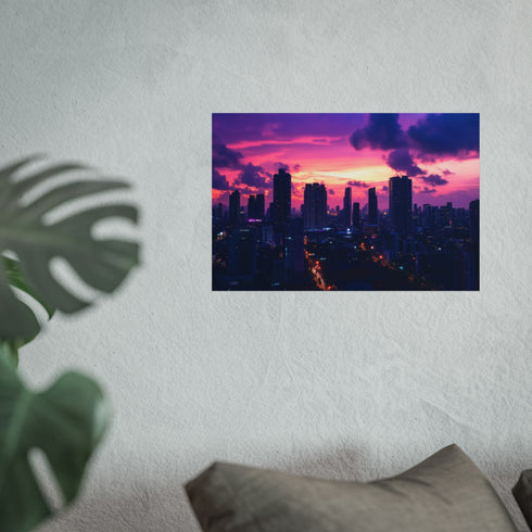 Futuristic Cityscape at Sunset Unveiled