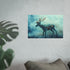 Futuristic Cybernetic Deer Walking Poster